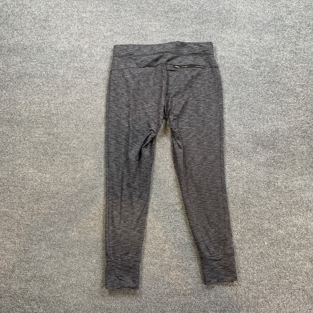 Athleta Joggers Womens 14 Graphite Metro Street Pull On Drawstring Ankle Zip - Picture 11 of 13